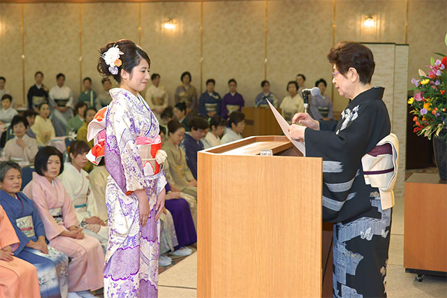 平成26年度 装賀きもの学院 新年の会