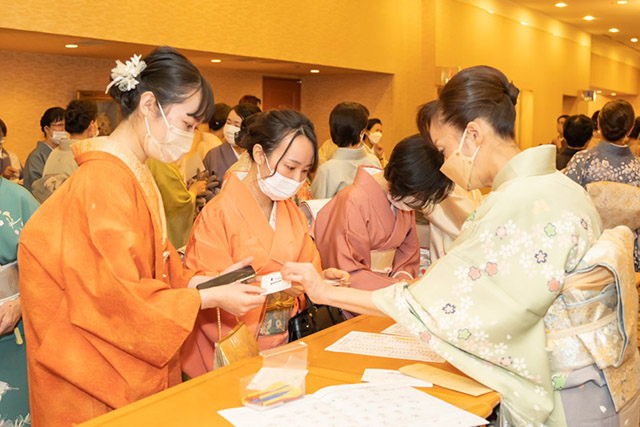 令和4年度 装賀きもの学院 新年の会