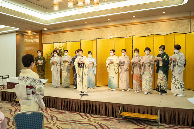 令和4年度 装賀きもの学院 新年の会