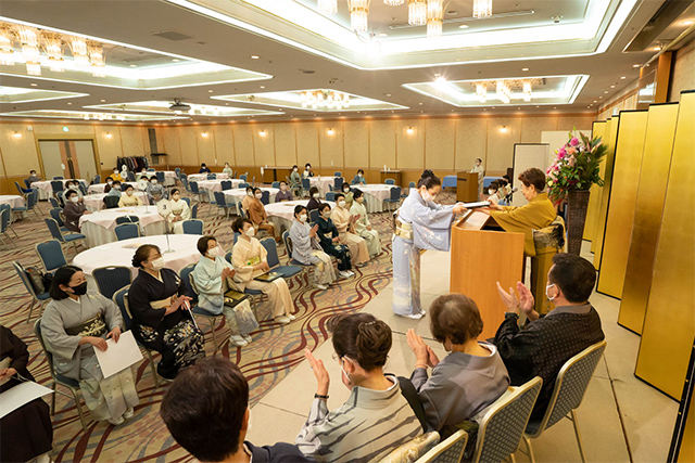 令和4年度 装賀きもの学院 新年の会